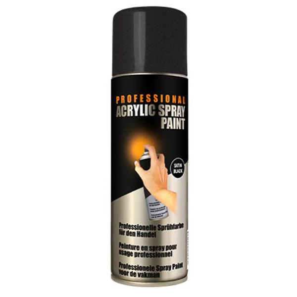 Black Acrylic Spray Paint 500ml